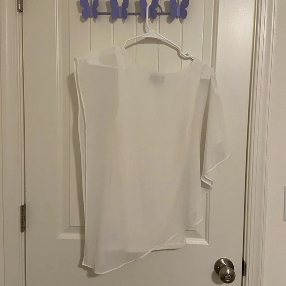 EUC | iZ Byer women’s sheer overlay blouse — XS - Picture 4 of 5